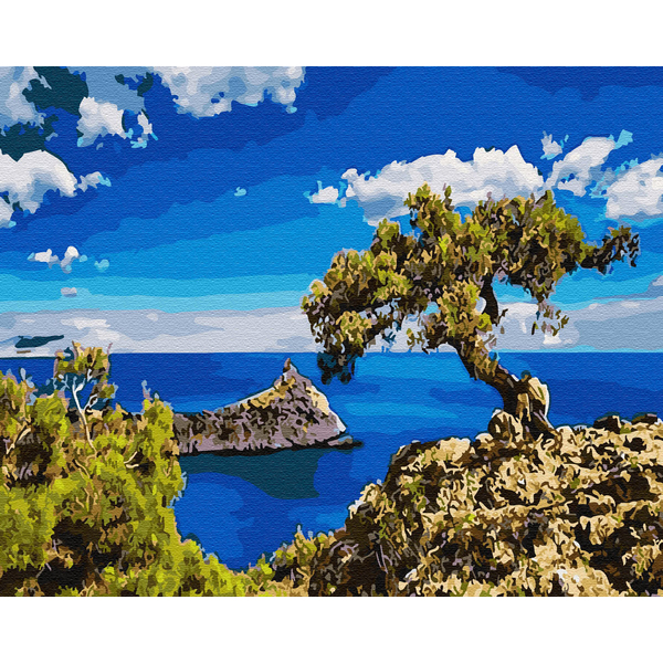 Картина по номерам Природа - Узбережжя Кіпру