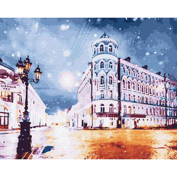 Картина по номерам Города - Нічне місто