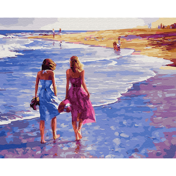 Картина по номерам Природа - Босиком по пляжу