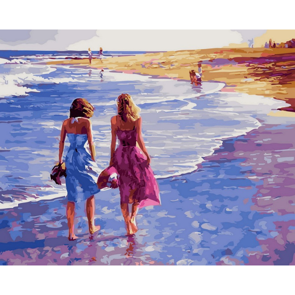 Картина по номерам Природа - Босиком по пляжу