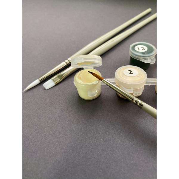 Пензлі для малювання (281) - Нейлонові пензлі, адаптовані під картини за номерами