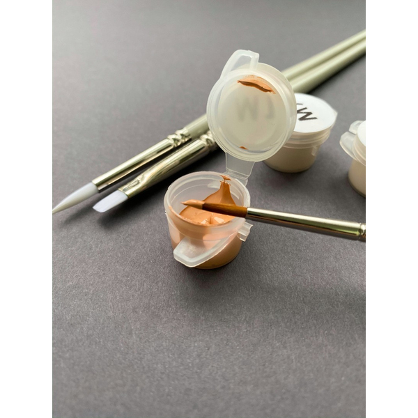 Пензлі для малювання (281) - Нейлонові пензлі, адаптовані під картини за номерами