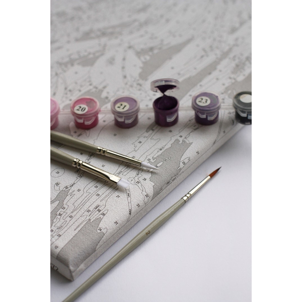 Пензлі для малювання (281) - Нейлонові пензлі, адаптовані під картини за номерами