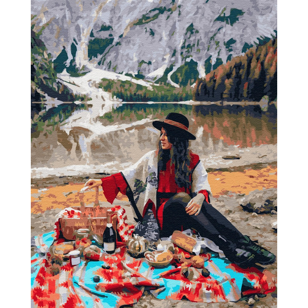 Картина по номерам Авторські колекції - Пікнік біля озера Браєс