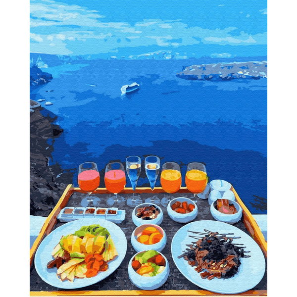 Картина по номерам Природа - Восточный завтрак