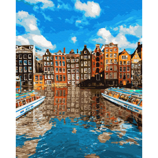 Картина по номерам Города - Барвистий Стокгольм