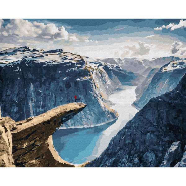 Картина по номерам Пейзажі - Норвегия. Язык Троля