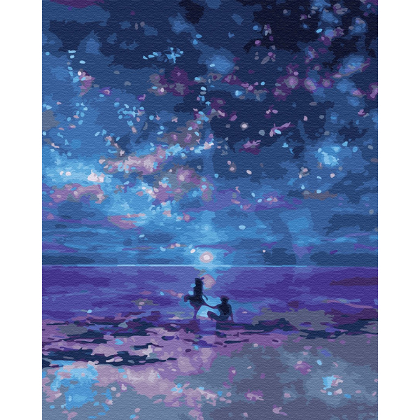 Картина по номерам Природа - Нічна набережна