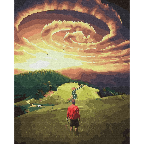 Картина по номерам Пейзажі - Путь странника