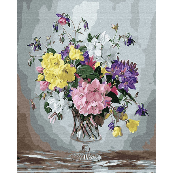 Картина по номерам Квіти - Польовий букет