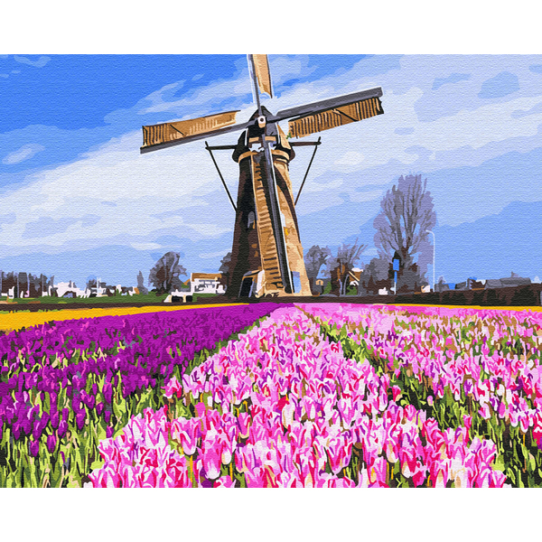 Картина по номерам Пейзажі - Голландський млин
