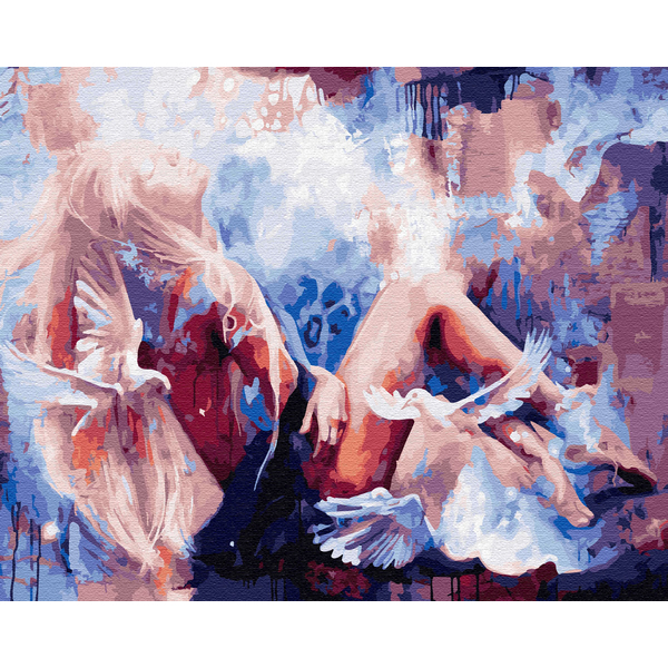 Картина по номерам Люди на картинах - Парить в мечтах