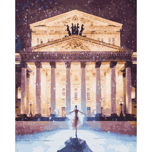 Картина по номерам Города - Балерина біля театру