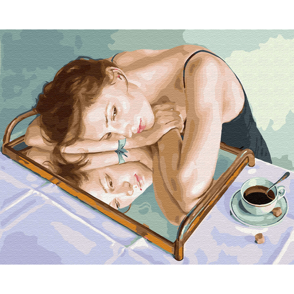 Картина по номерам Люди на картинах - В очікуванні любові