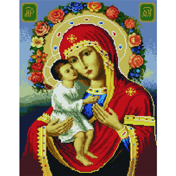 Алмазна мозаїка 40х50 - Икона Божой Матери