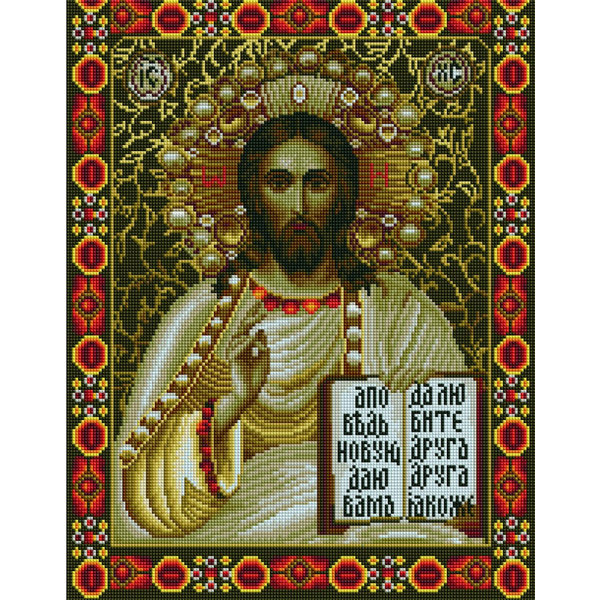Алмазна мозаїка 40х50 - Икона в позолоте