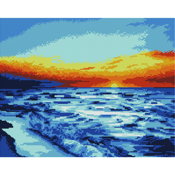 Алмазна мозаїка 40х50 - Восход солнца
