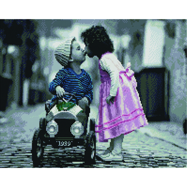 Алмазна мозаїка 40х50 - Маленька любов