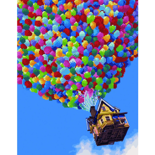 Комбінована алмазна мозаїка - Політ за мрією