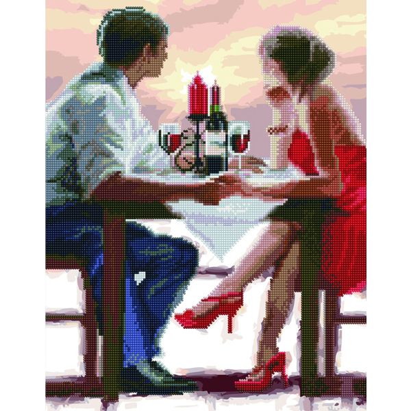 Комбінована алмазна мозаїка - Побачення