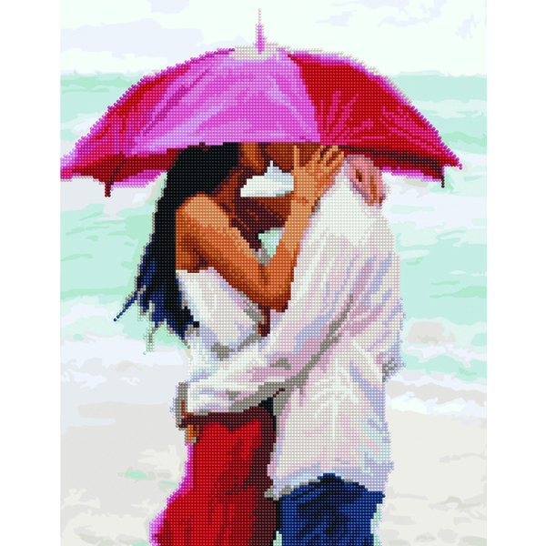 Комбінована алмазна мозаїка - Таємна любов