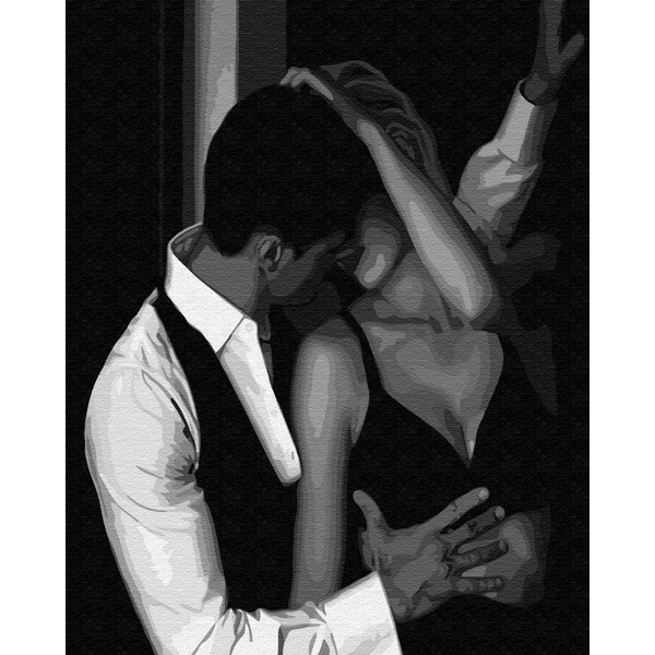 Картина по номерам Романтика - В обіймах пристрасті