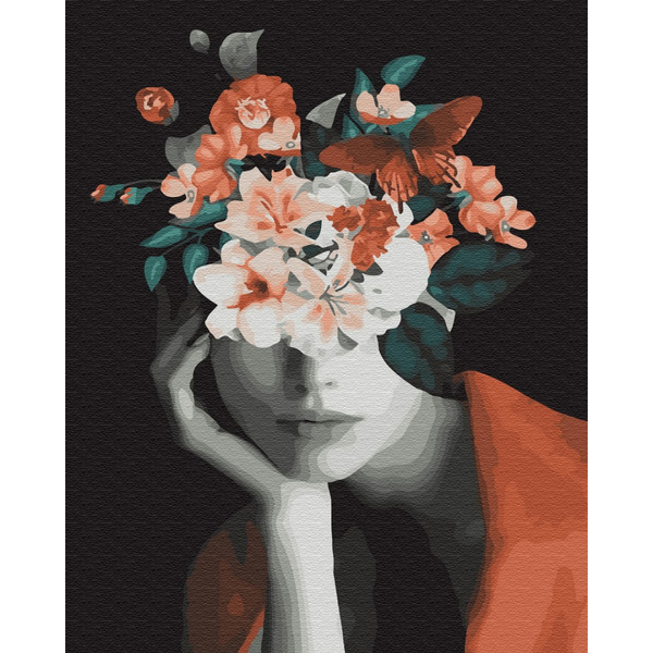 Картина по номерам Авторські колекції - Думки у квітах