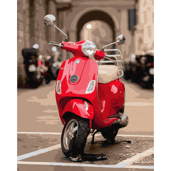 Картина по номерам Кораблі, автомобілі та літаки - З вітерцем по місту