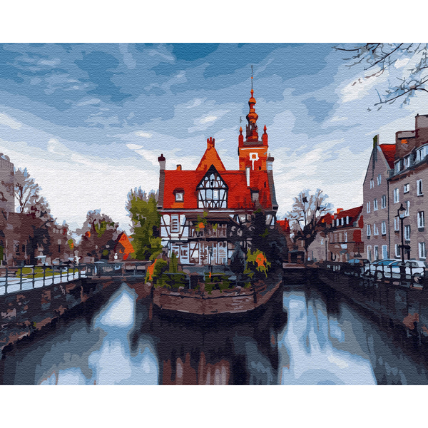 Картина по номерам Авторські колекції - Будиночок на острові