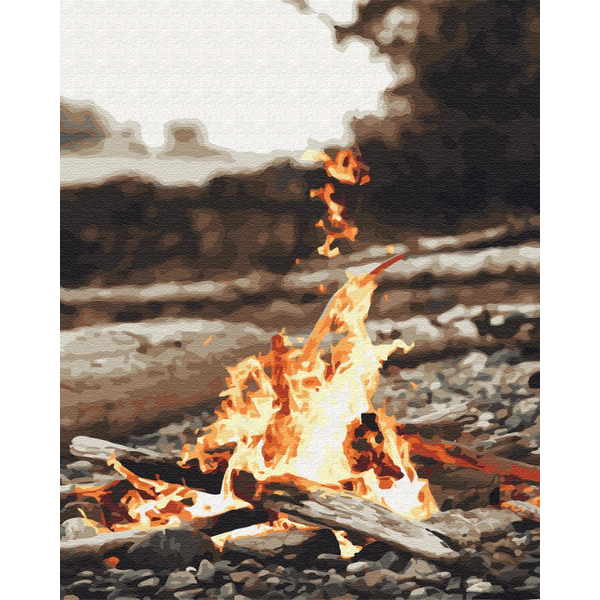 Картина по номерам Авторські колекції - Біля багаття