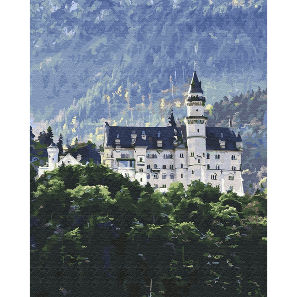 Картина по номерам Авторські колекції - Краєвид на Нойшванштайн