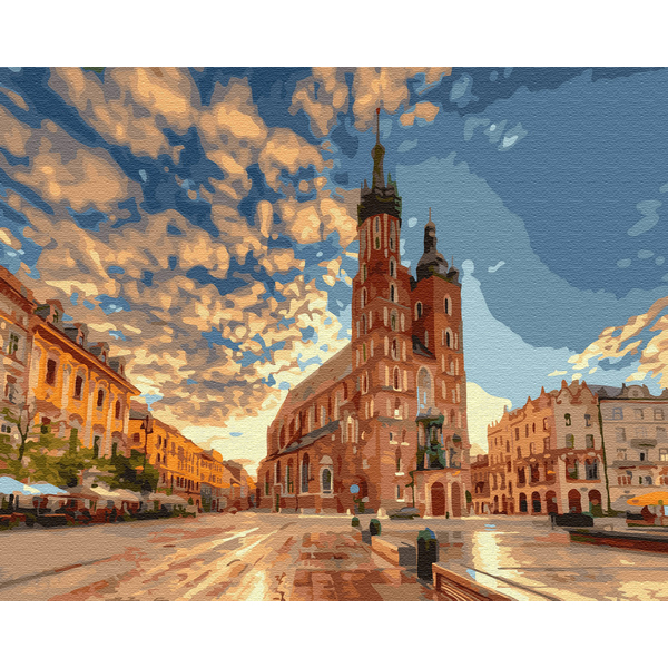 Картина по номерам Авторські колекції - Краків. Старе місто