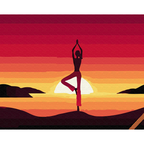 Картина по номерам Авторські колекції - Медитація на заході