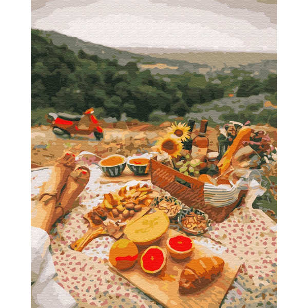 Картина по номерам Пейзажі - Пикник в Провансе