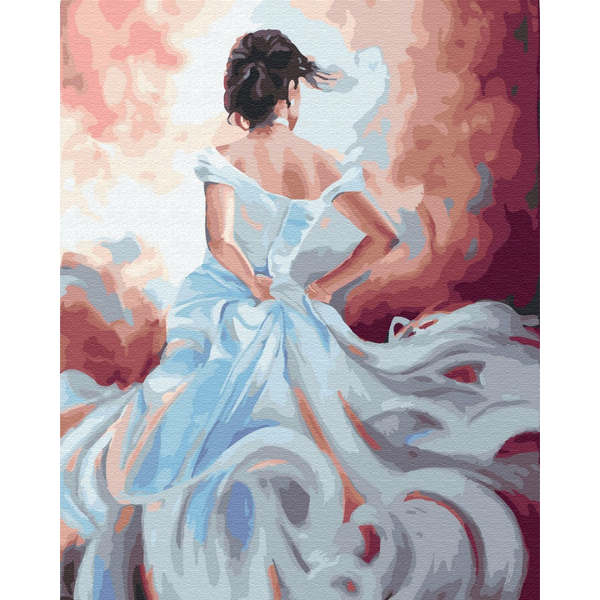 Картина по номерам Люди на картинах - Дама вітрів