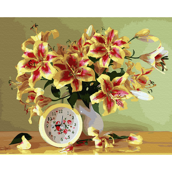 Картина по номерам Квіти - Час дарувати квіти