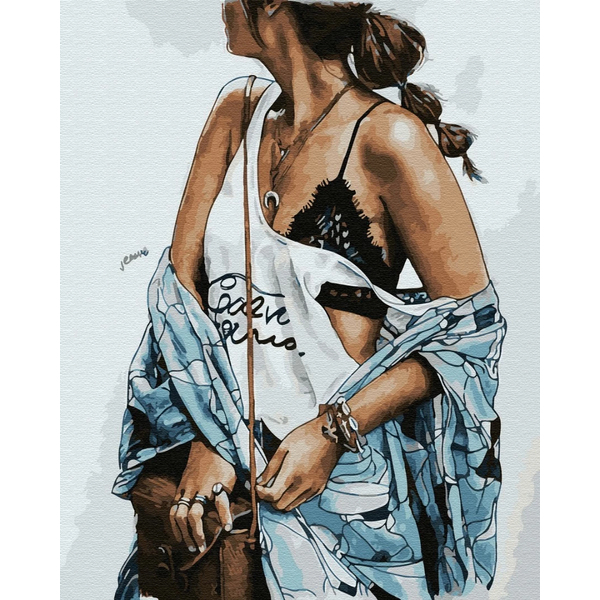 Картина по номерам Люди на картинах - Кежуал