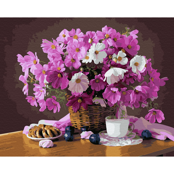 Картина по номерам Квіти - Квітковий затишок