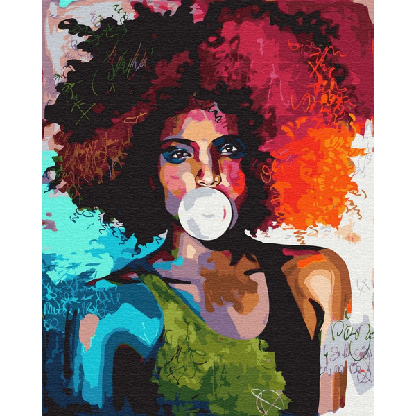 Картина по номерам Поп Арт - Художня бульбашка