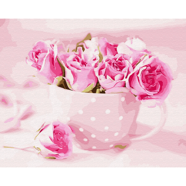 Картина по номерам Квіти - Ніжний букетик