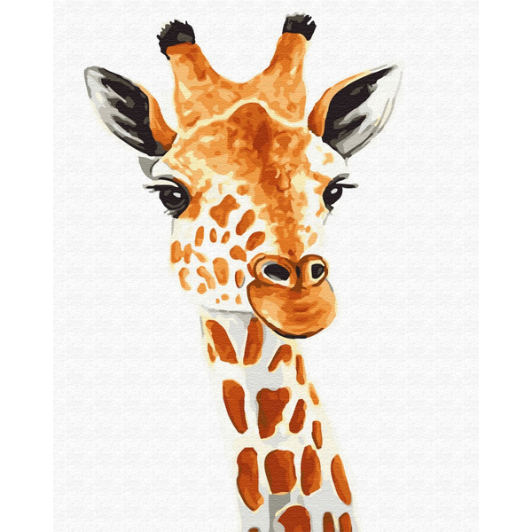 Картина по номерам Тварини, птахи та риби - Жирафчик