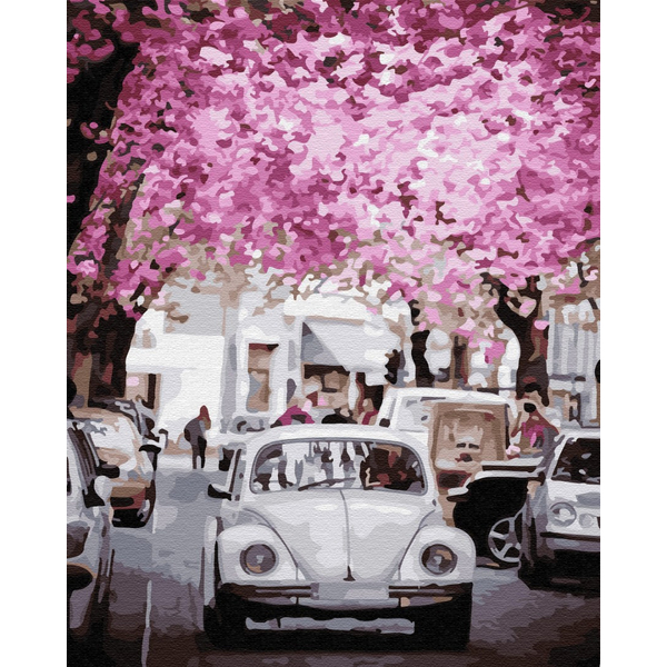 Картина по номерам Города - В місті весна