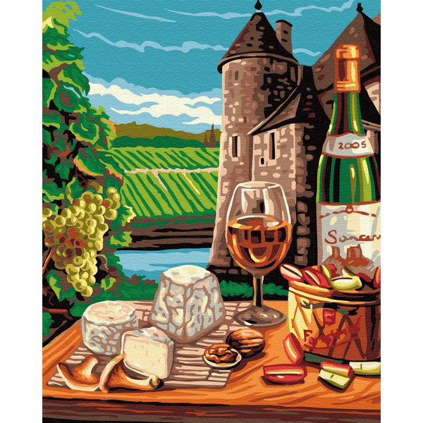 Картина по номерам Квіти - Провинциальная жизнь во Франции