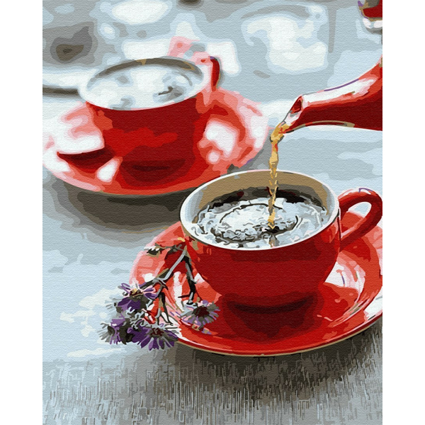 Картина по номерам Натюрморти - Чаювання