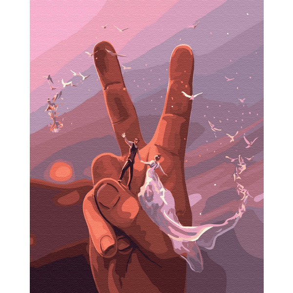 Картина по номерам Люди на картинах - Рука долі