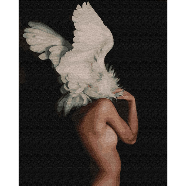 Картина по номерам Преміум картини - Абстракция в крыльях