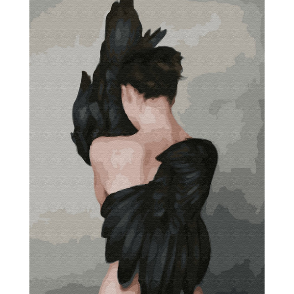 Картина по номерам Преміум картини - Черный лебедь