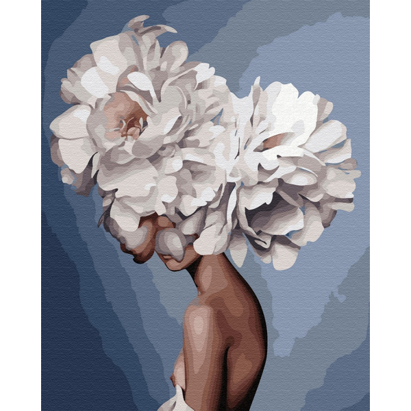 Картина по номерам Преміум картини - Витончений піон