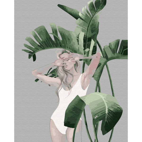 Картина по номерам Авторські колекції - Листя Амазонки