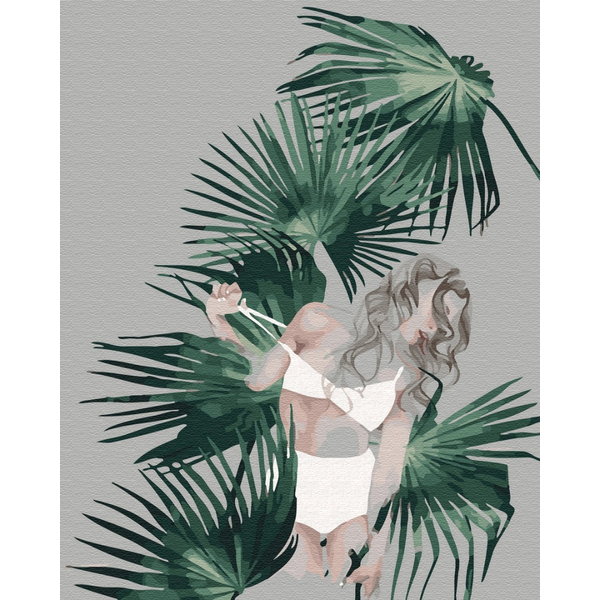 Картина по номерам Авторські колекції - Листя Мальдів